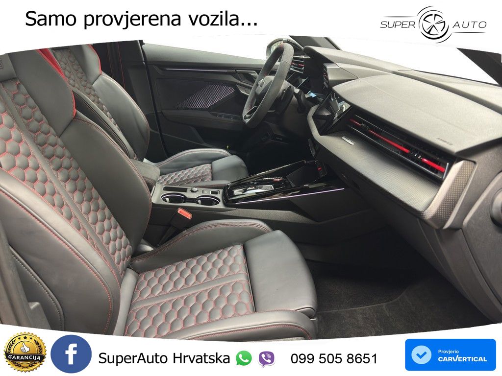 Audi RS3 Sedan 2.5 TFSI (400 KS) quattro S tronic LED+GR SJED+ACC