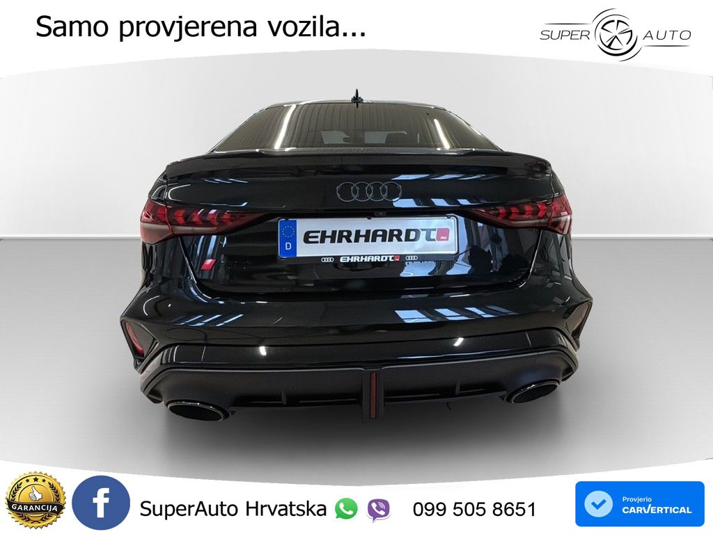 Audi RS3 Sedan 2.5 TFSI (400 KS) quattro S tronic LED+GR SJED+ACC