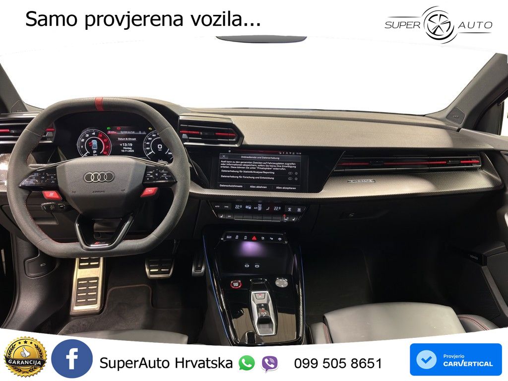 Audi RS3 Sedan 2.5 TFSI (400 KS) quattro S tronic LED+GR SJED+ACC