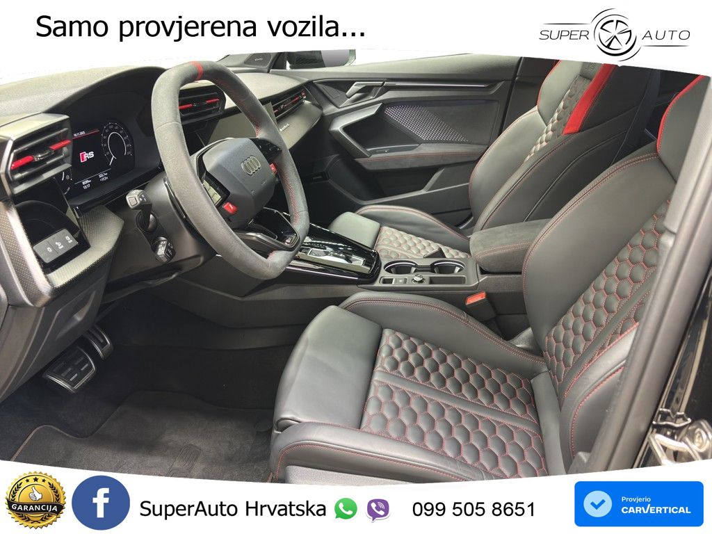 Audi RS3 Sedan 2.5 TFSI (400 KS) quattro S tronic LED+GR SJED+ACC