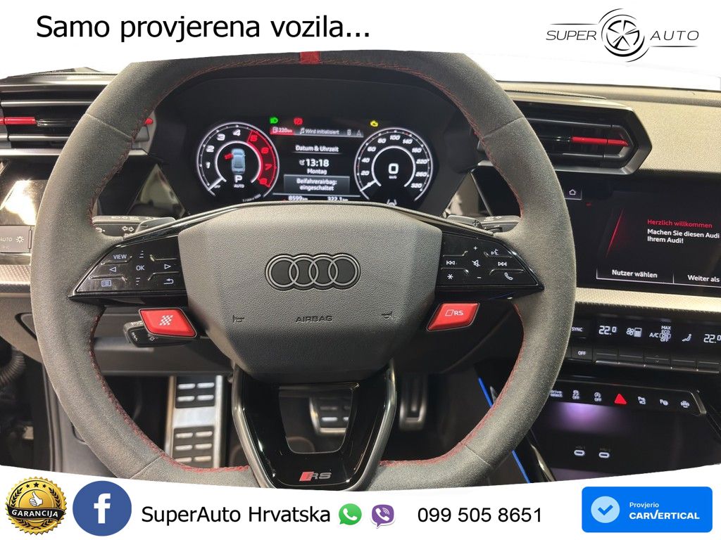 Audi RS3 Sedan 2.5 TFSI (400 KS) quattro S tronic LED+GR SJED+ACC