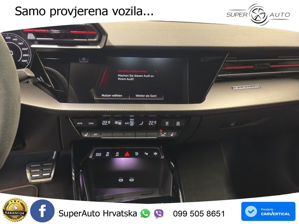 Audi RS3 Sedan 2.5 TFSI (400 KS) quattro S tronic LED+GR SJED+ACC