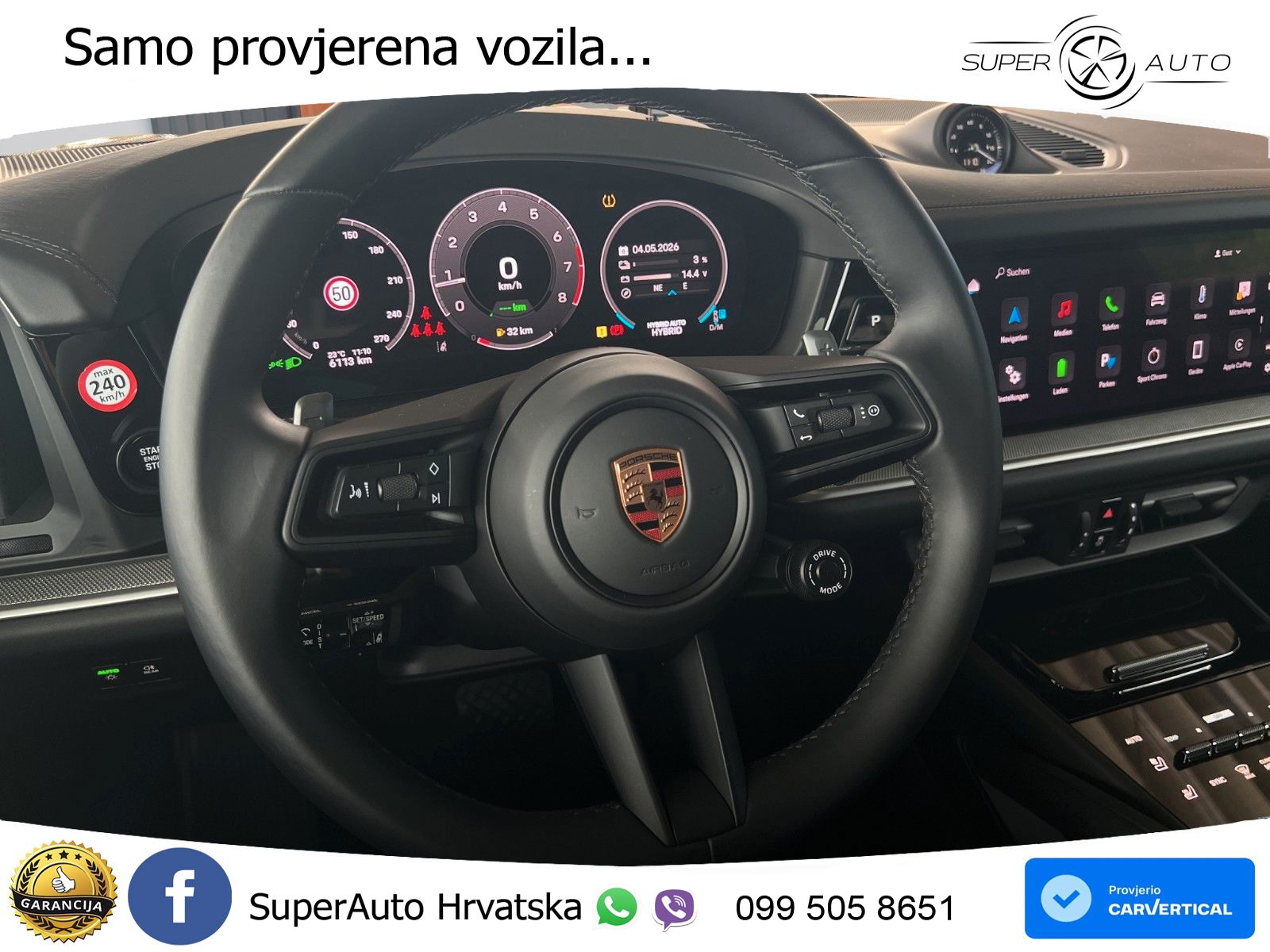 Porsche Cayenne 3.0 V6 (470 KS) E-Hybrid Tiptronic S