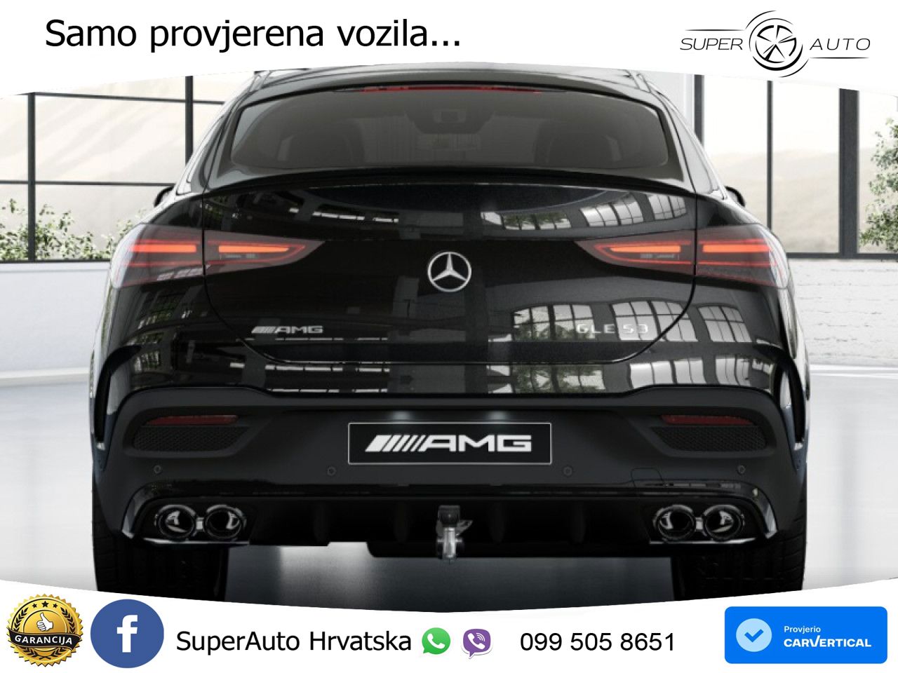 Mercedes AMG GLE Coupe 53 (435 KS) EQ Boost 4MATIC+ AMG SPEEDSHIFT TCT 9G LED+GR SJED+ACC