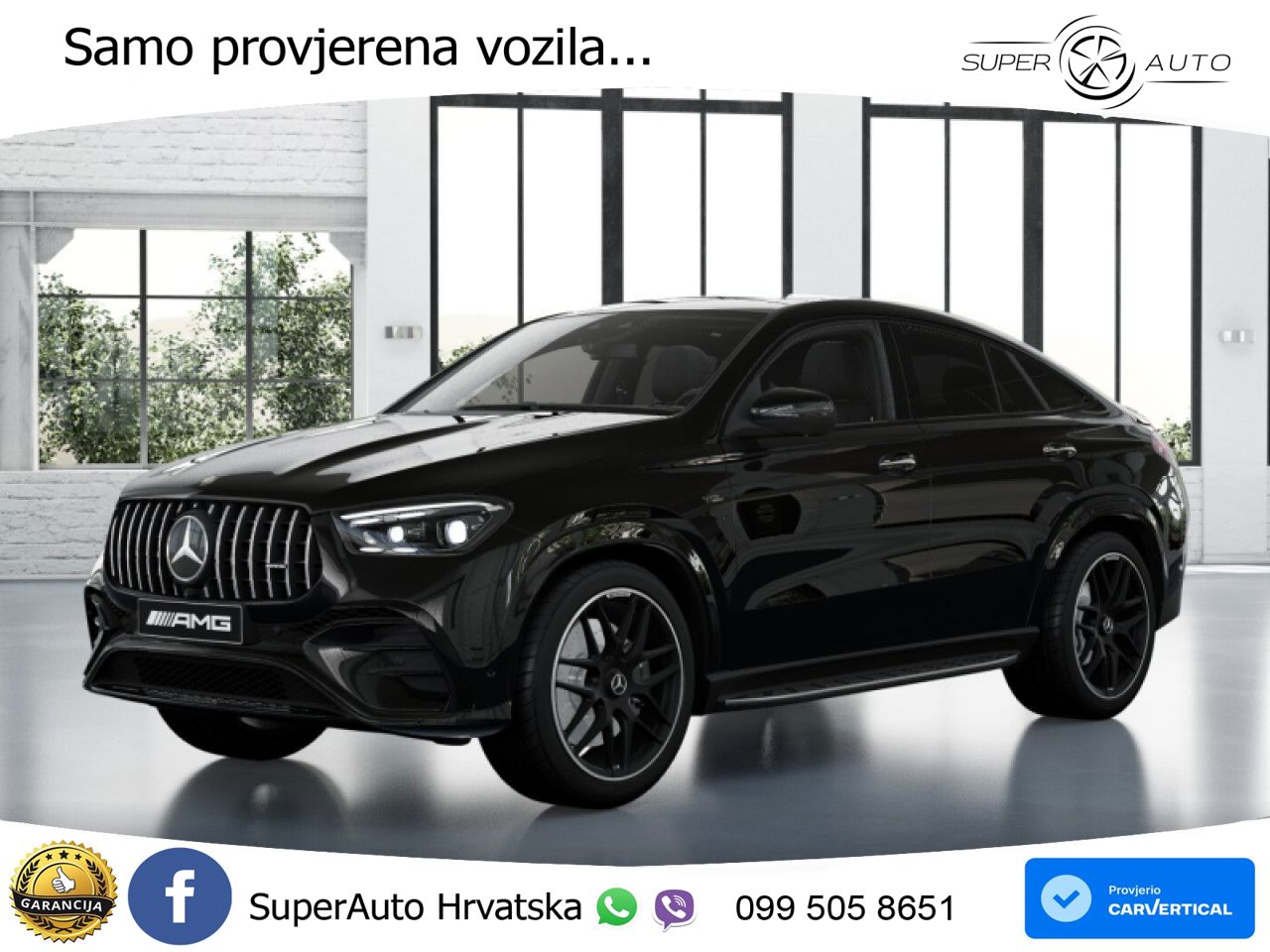 Mercedes AMG GLE Coupe 53 (435 KS) EQ Boost 4MATIC+ AMG SPEEDSHIFT TCT 9G LED+GR SJED+ACC