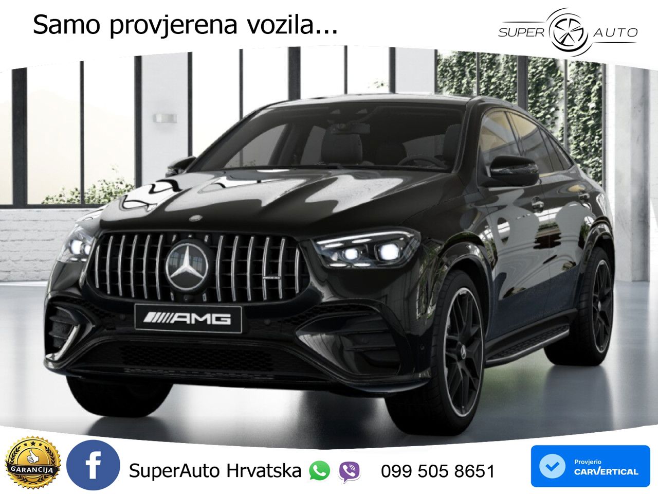 Mercedes AMG GLE Coupe 53 (435 KS) EQ Boost 4MATIC+ AMG SPEEDSHIFT TCT 9G LED+GR SJED+ACC