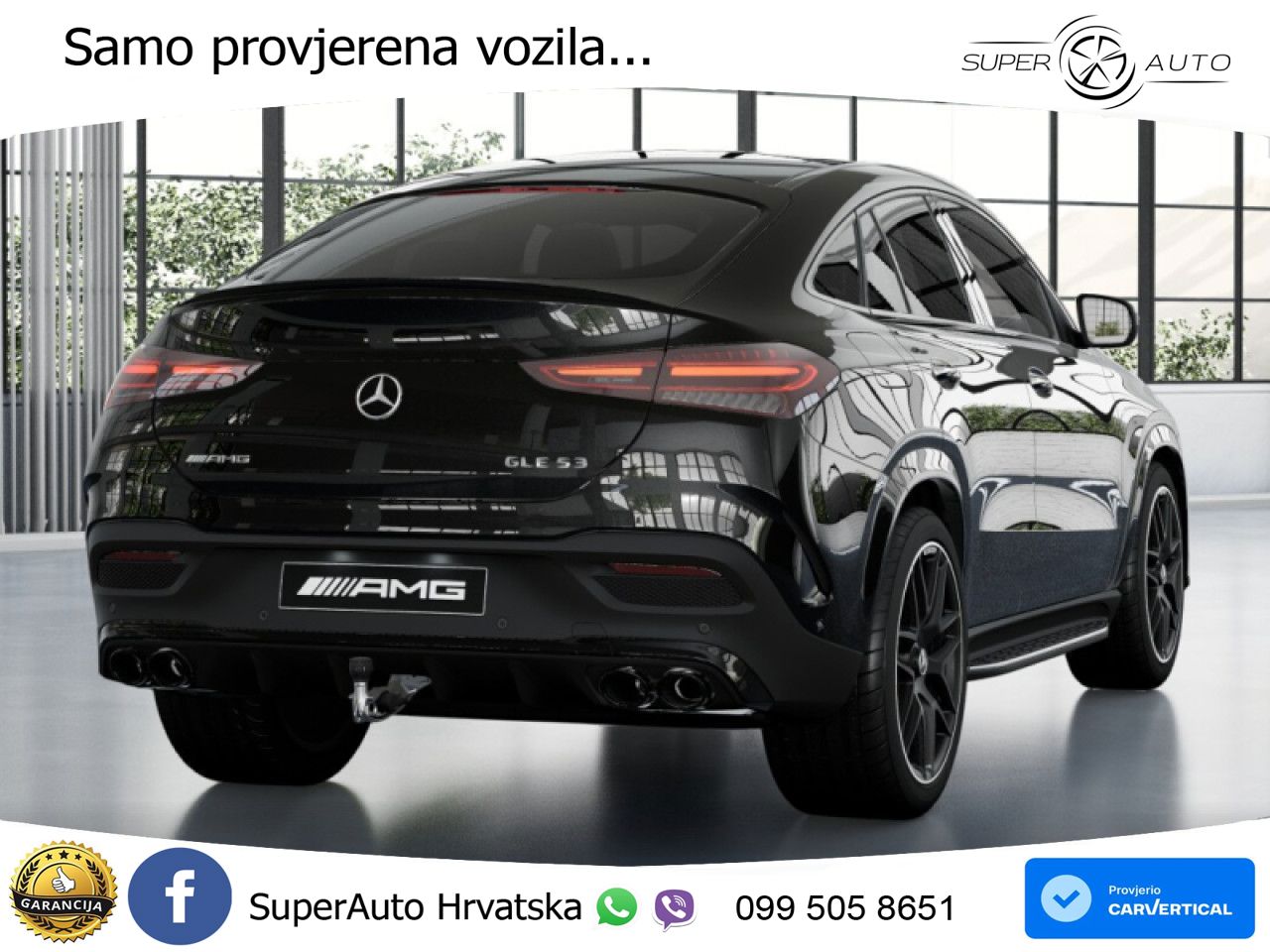 Mercedes AMG GLE Coupe 53 (435 KS) EQ Boost 4MATIC+ AMG SPEEDSHIFT TCT 9G LED+GR SJED+ACC