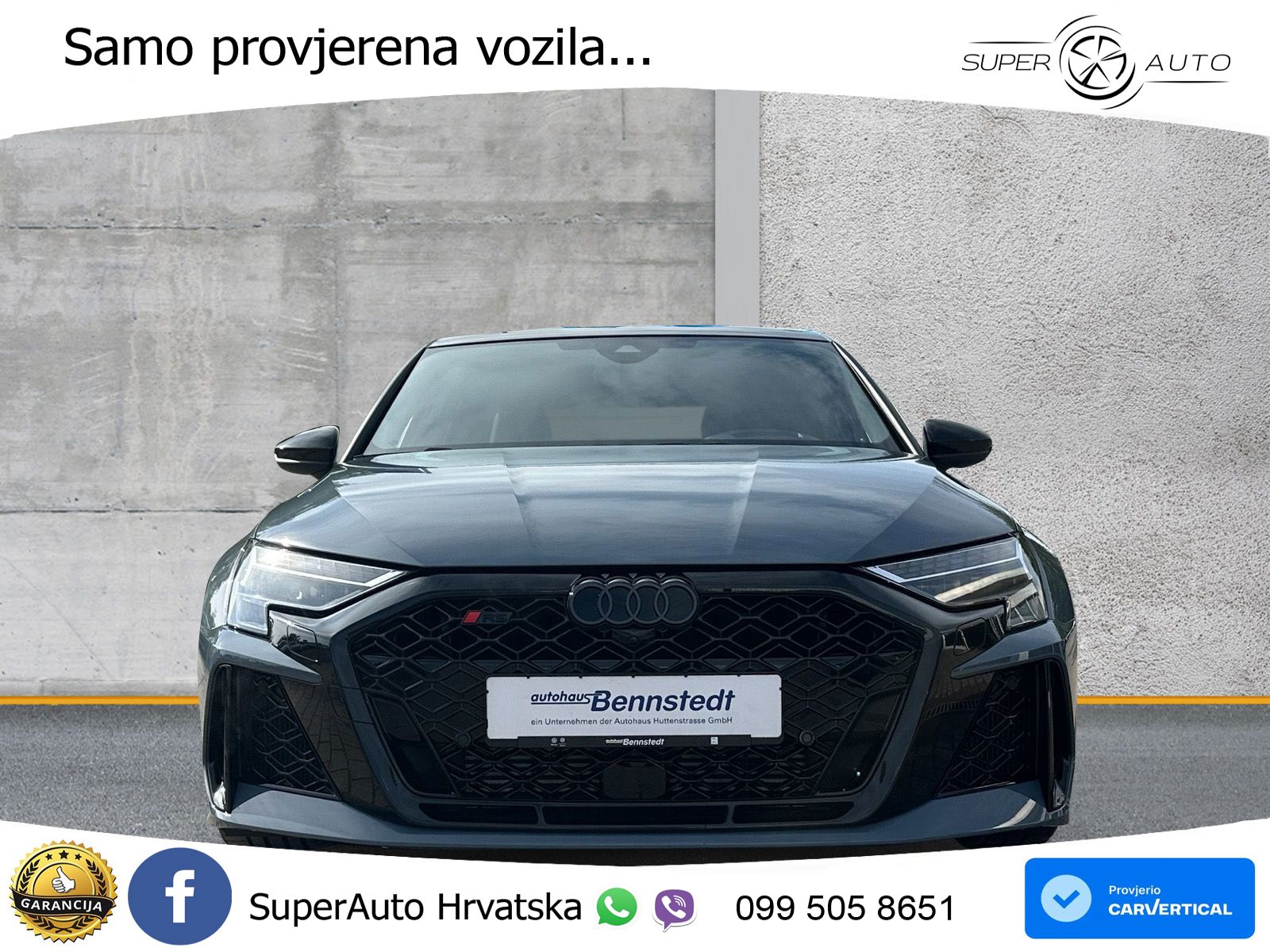Audi RS3 Sedan 2.5 TFSI (400 KS) quattro S tronic LED+GR SJED+ACC