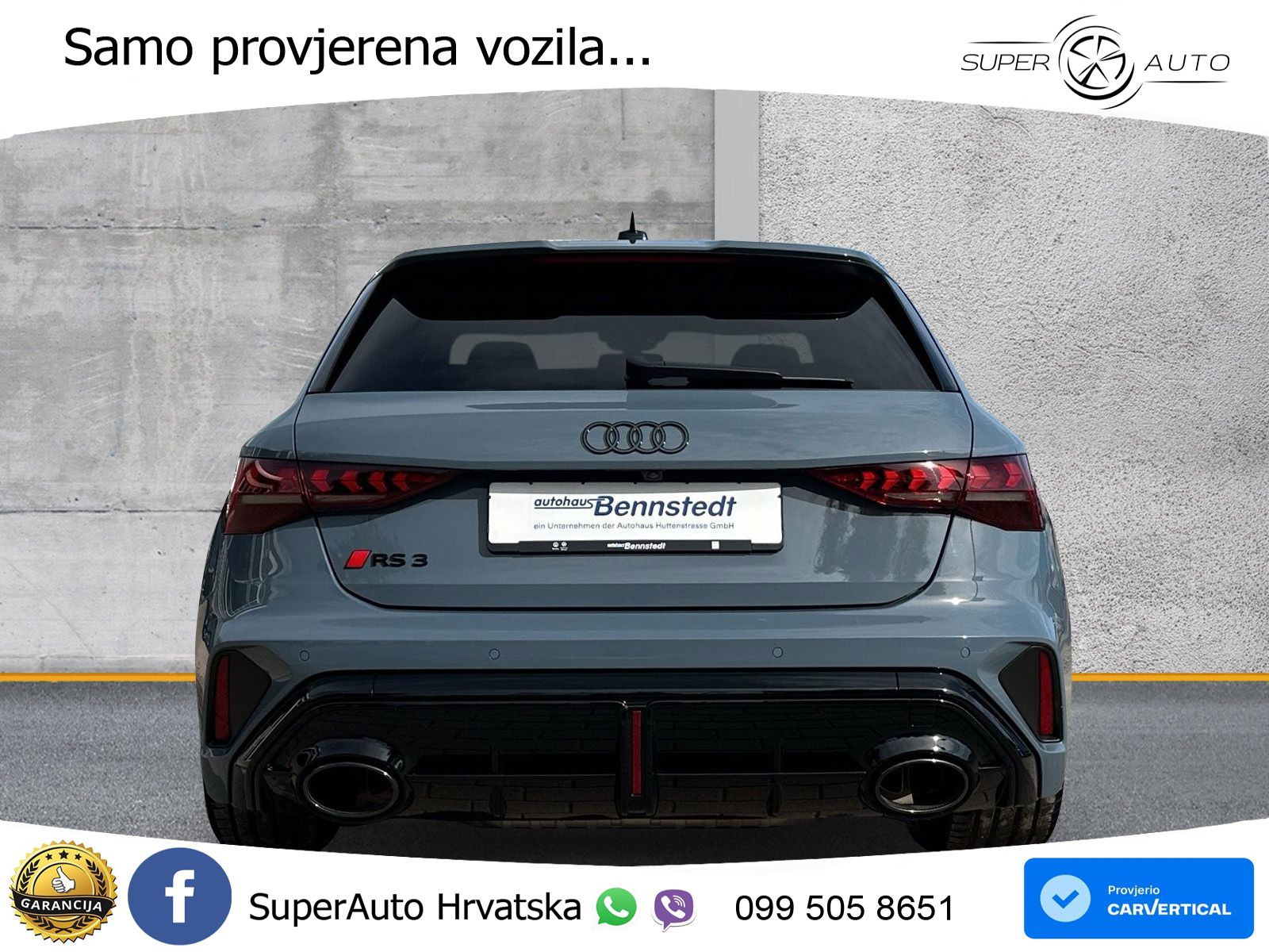 Audi RS3 Sedan 2.5 TFSI (400 KS) quattro S tronic LED+GR SJED+ACC