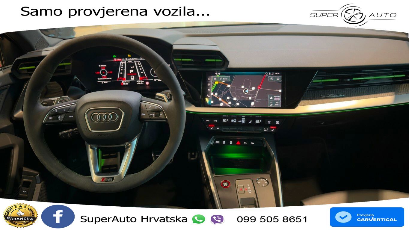 Audi RS3 Sedan 2.5 TFSI (400 KS) quattro S tronic LED+GR SJED+ACC