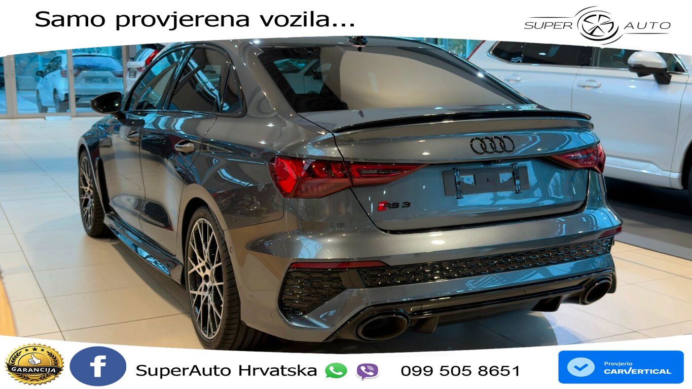 Audi RS3 Sedan 2.5 TFSI (400 KS) quattro S tronic LED+GR SJED+ACC