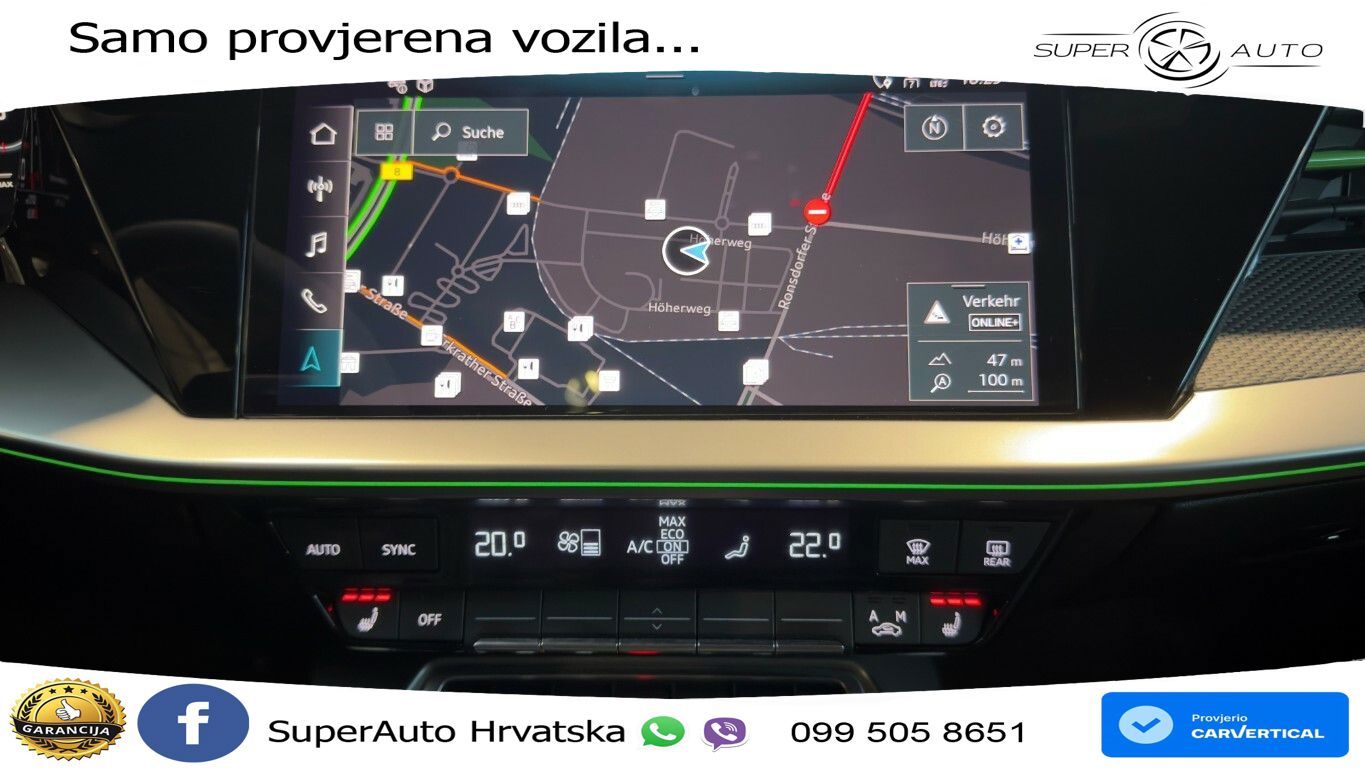 Audi RS3 Sedan 2.5 TFSI (400 KS) quattro S tronic LED+GR SJED+ACC