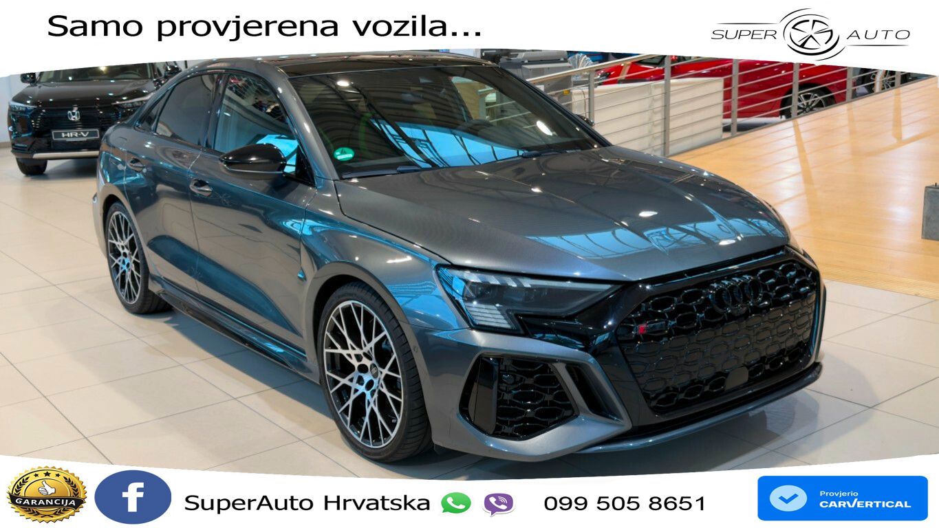 Audi RS3 Sedan 2.5 TFSI (400 KS) quattro S tronic LED+GR SJED+ACC