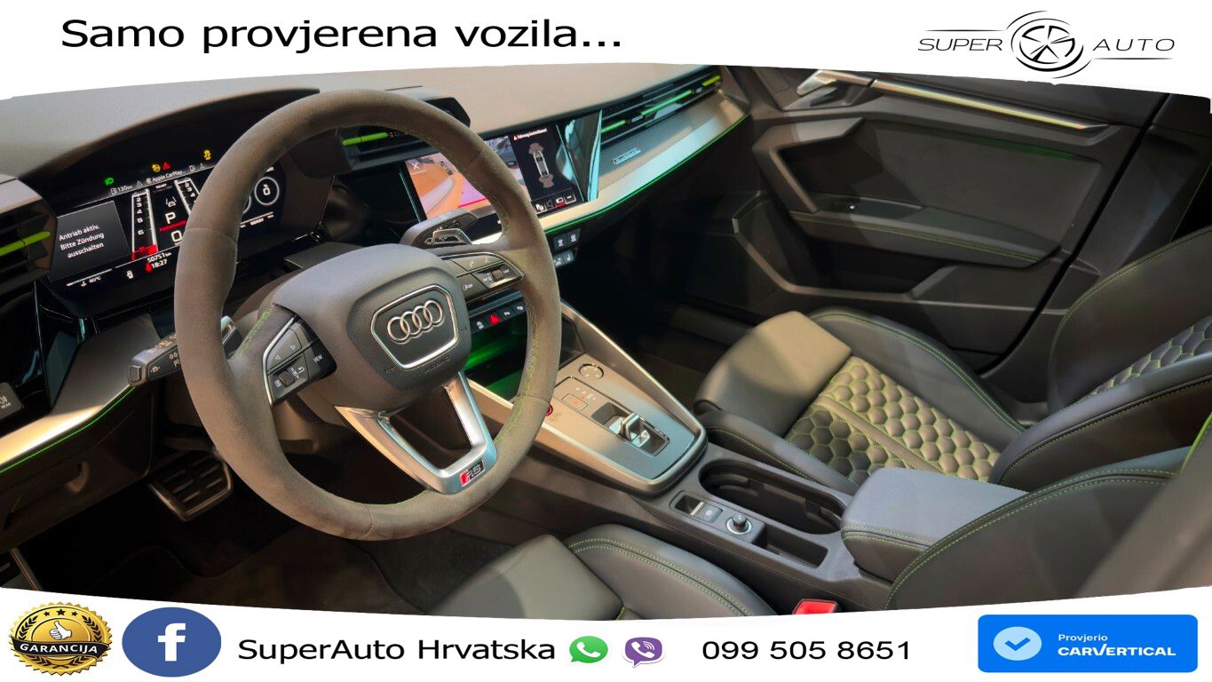Audi RS3 Sedan 2.5 TFSI (400 KS) quattro S tronic LED+GR SJED+ACC