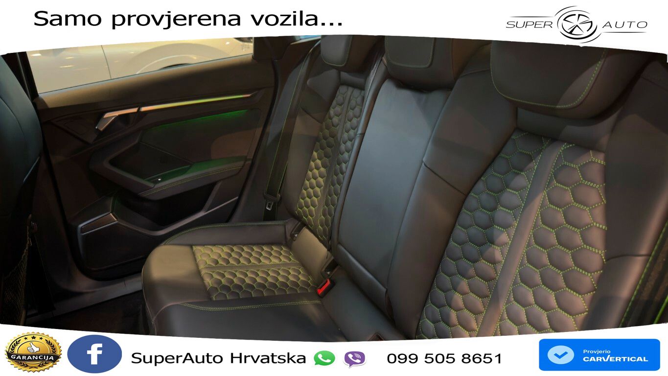 Audi RS3 Sedan 2.5 TFSI (400 KS) quattro S tronic LED+GR SJED+ACC