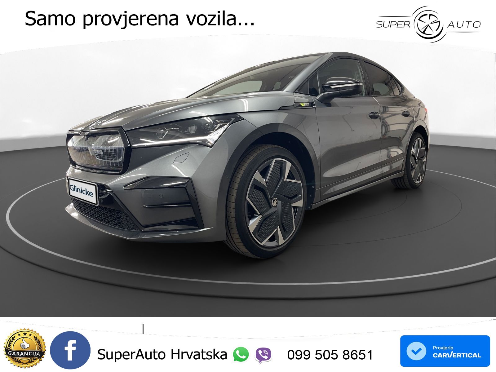 Škoda Enyaq Coupe iV RS 82 kWh (340 KS) AWD Suite LED+GR SJED+ACC