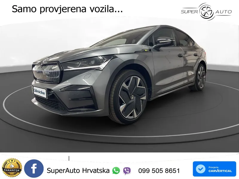 Škoda Enyaq Coupe iV RS 82 kWh (340 KS) AWD Suite LED+GR SJED+ACC