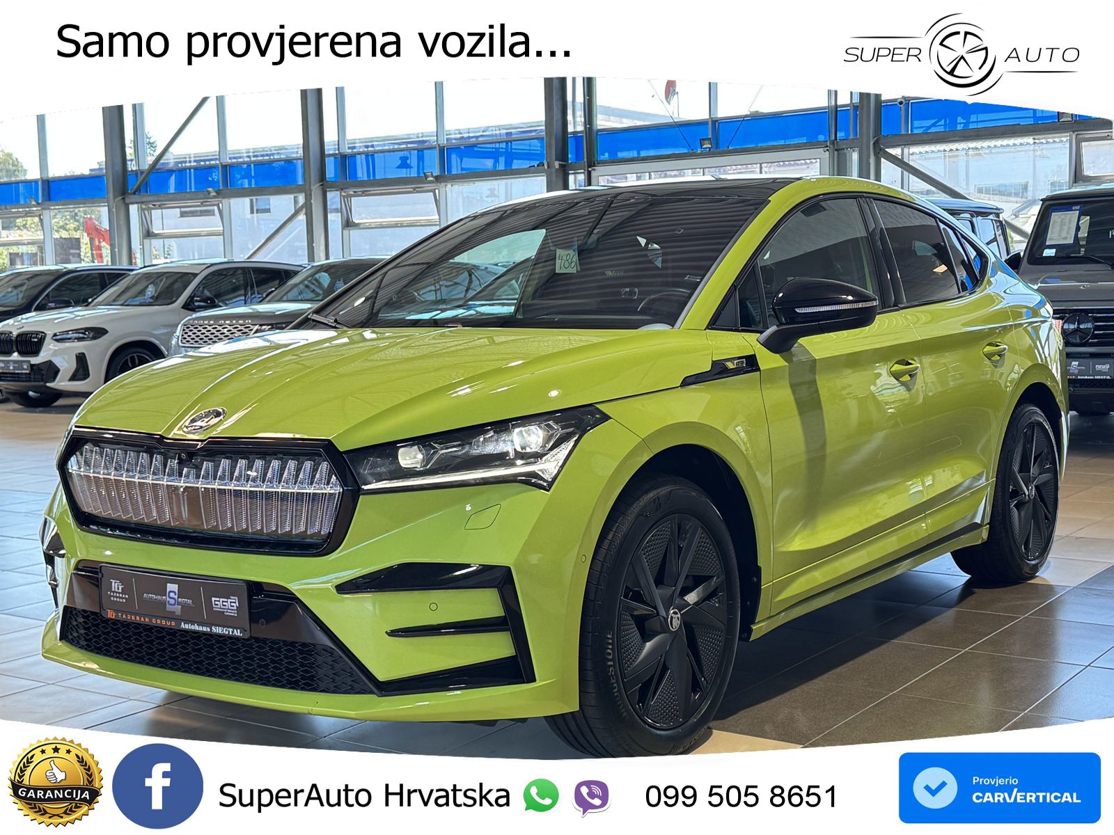 Škoda Enyaq Coupe iV RS 82 kWh (340 KS) AWD