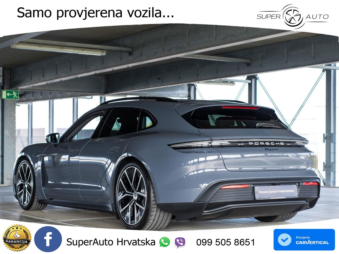 Porsche Taycan Sport Turismo 105 kWh (435 KS)
