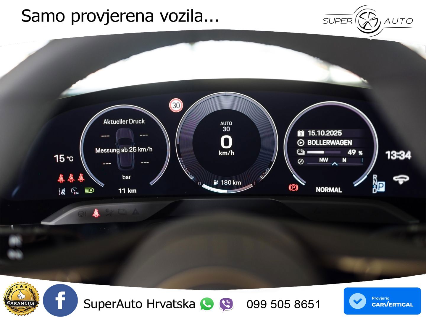 Porsche Taycan Sport Turismo 105 kWh (435 KS)