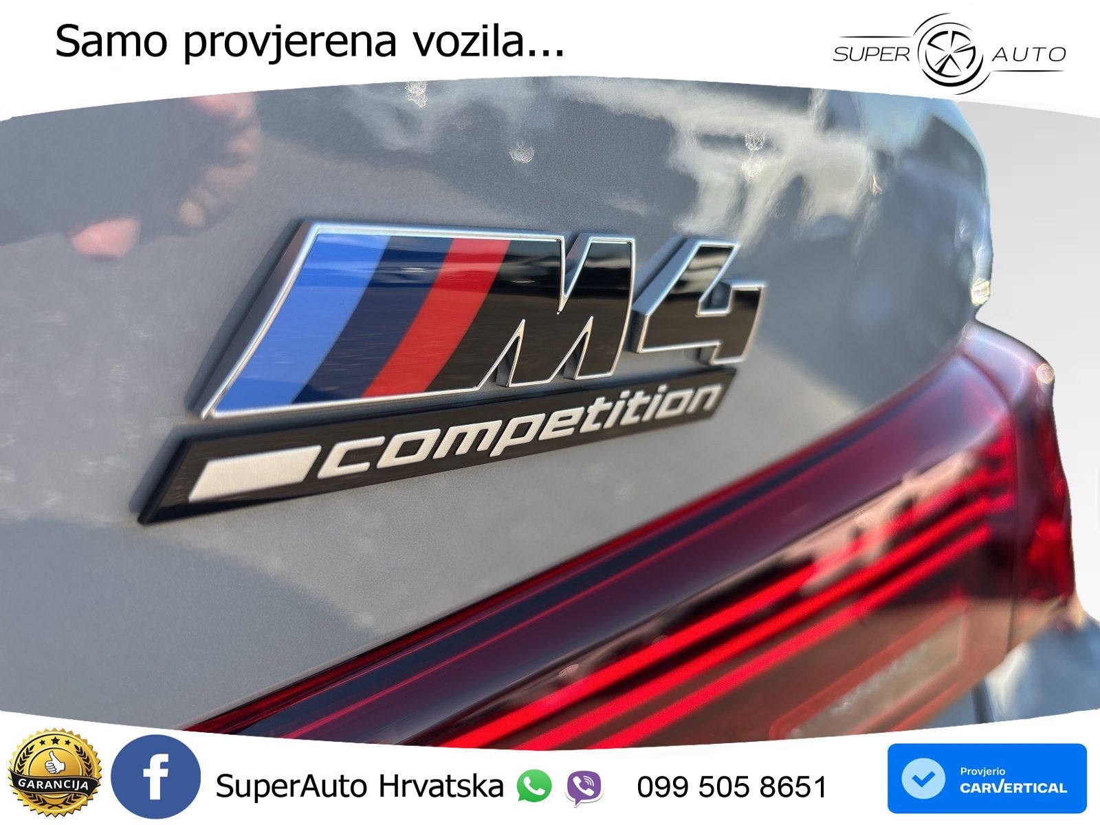 BMW M4 Competition 3.0 (530 KS) xDrive Steptronic LED+GR SJED+ACC