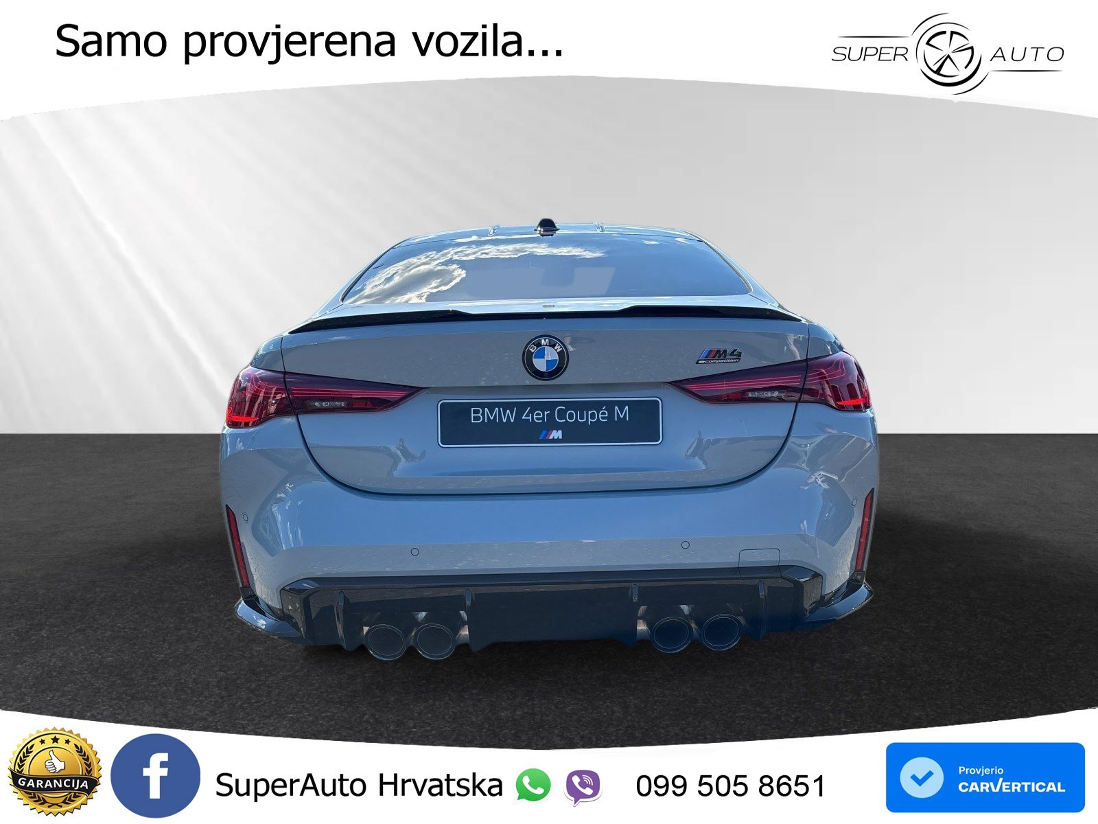BMW M4 Competition 3.0 (530 KS) xDrive Steptronic LED+GR SJED+ACC