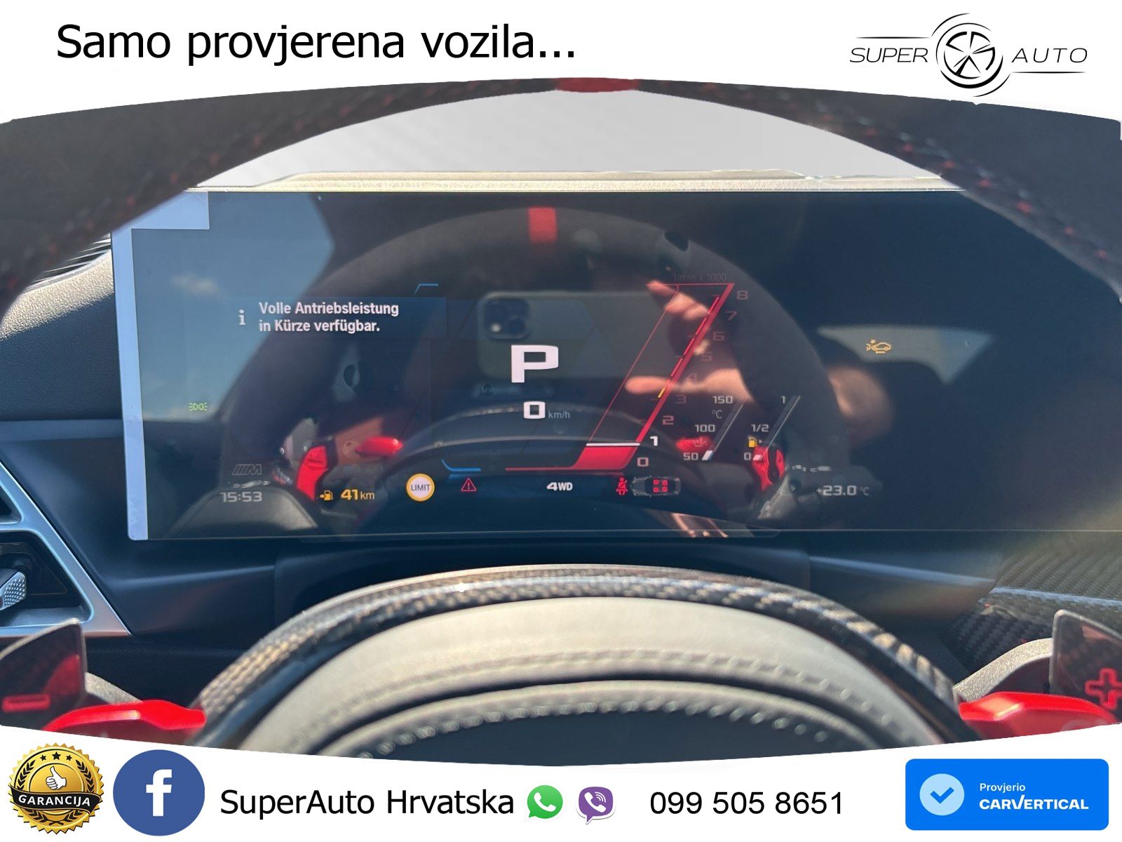 BMW M4 Competition 3.0 (530 KS) xDrive Steptronic LED+GR SJED+ACC