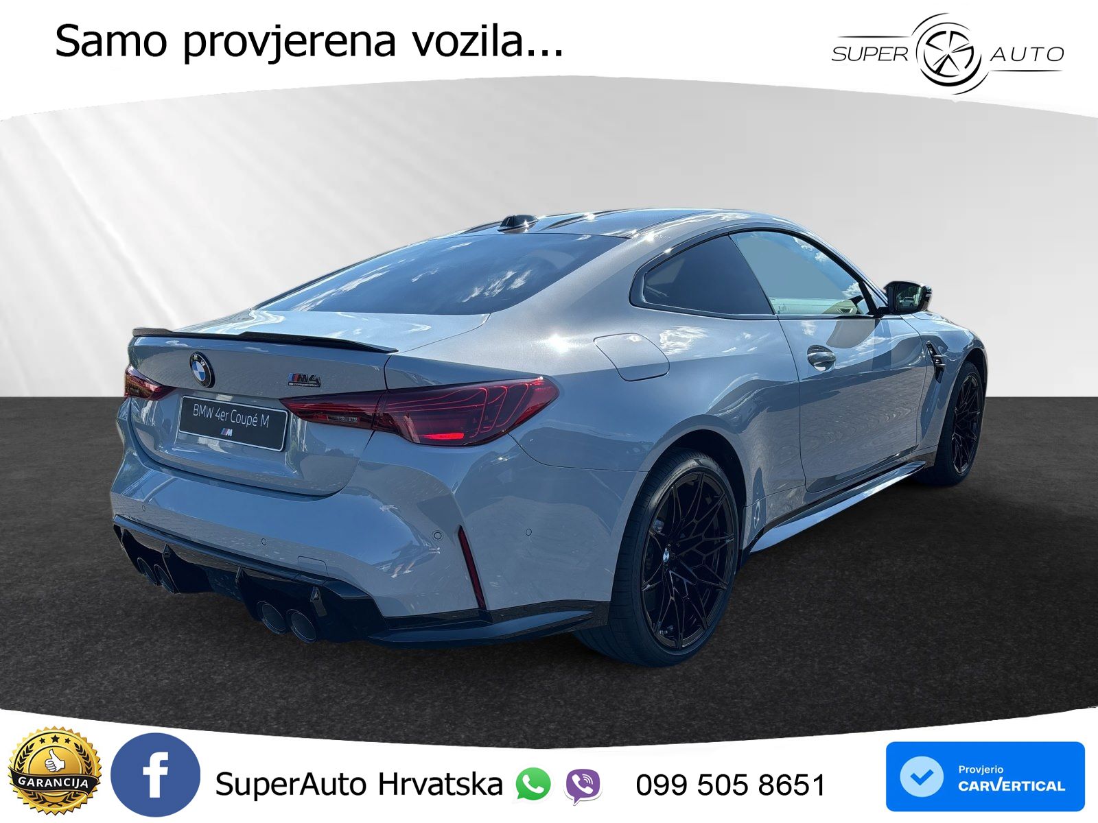 BMW M4 Competition 3.0 (530 KS) xDrive Steptronic LED+GR SJED+ACC