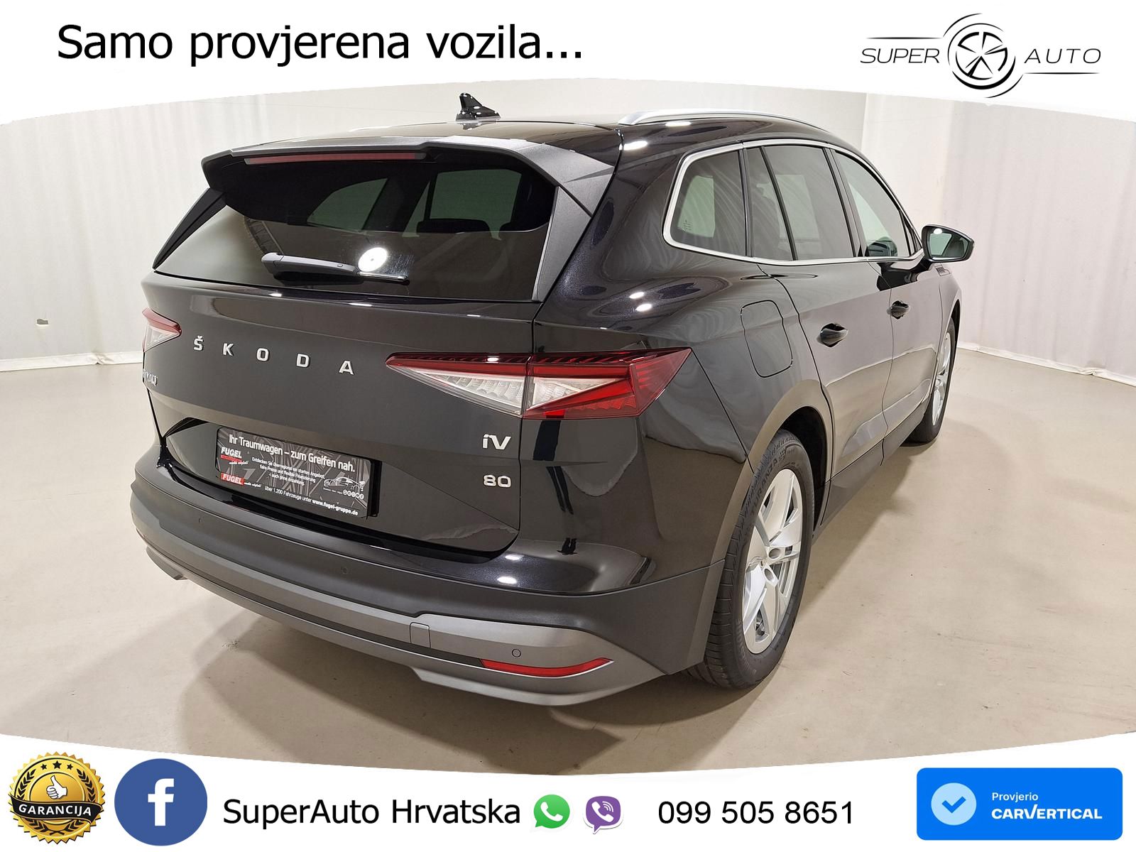 Škoda Enyaq iV 80 82 kWh (204 KS) Suite LED+GR SJED+ACC