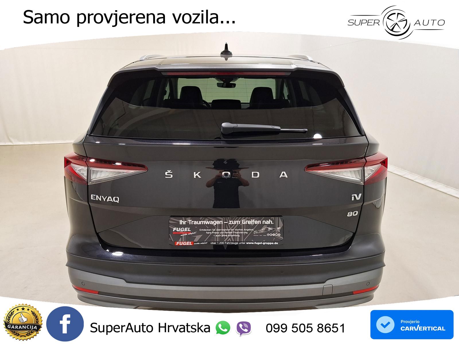 Škoda Enyaq iV 80 82 kWh (204 KS) Suite LED+GR SJED+ACC