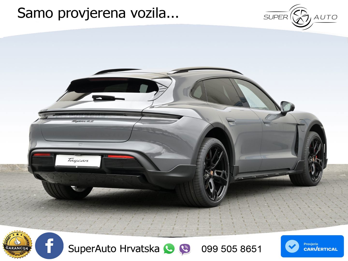 Porsche Taycan Cross Turismo 4S 105 kWh (598 KS)