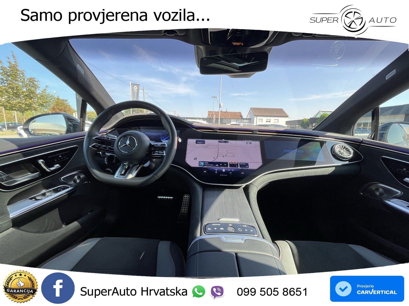 Mercedes EQE AMG 53 100 kWh (625 KS) 4MATIC+ ZRAČNI+ACC+GR SJED+KAM+PANO