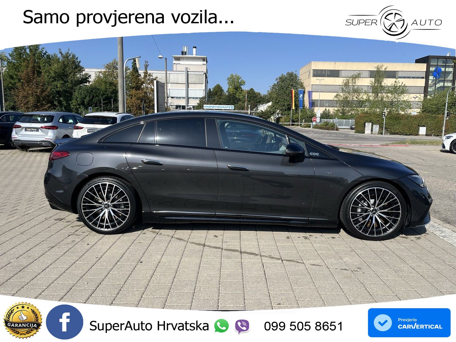 Mercedes EQE AMG 53 100 kWh (625 KS) 4MATIC+ ZRAČNI+ACC+GR SJED+KAM+PANO