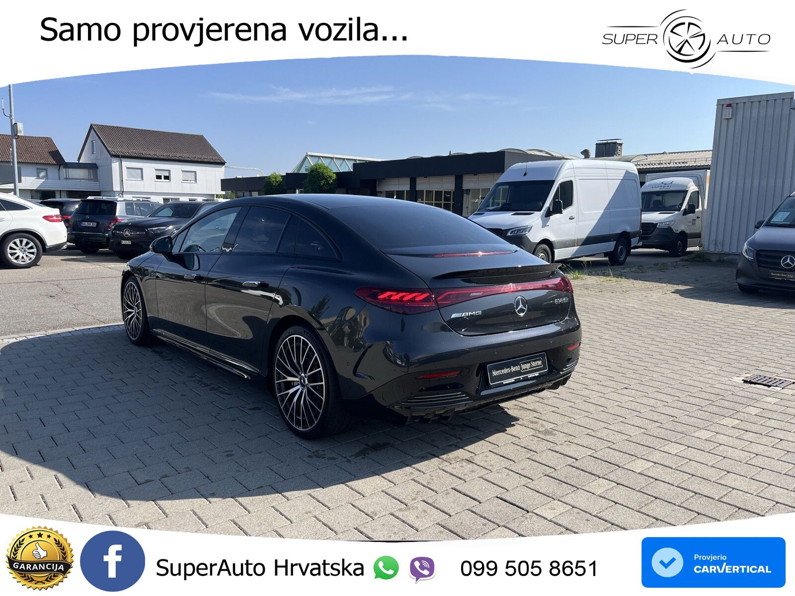 Mercedes EQE AMG 53 100 kWh (625 KS) 4MATIC+ ZRAČNI+ACC+GR SJED+KAM+PANO