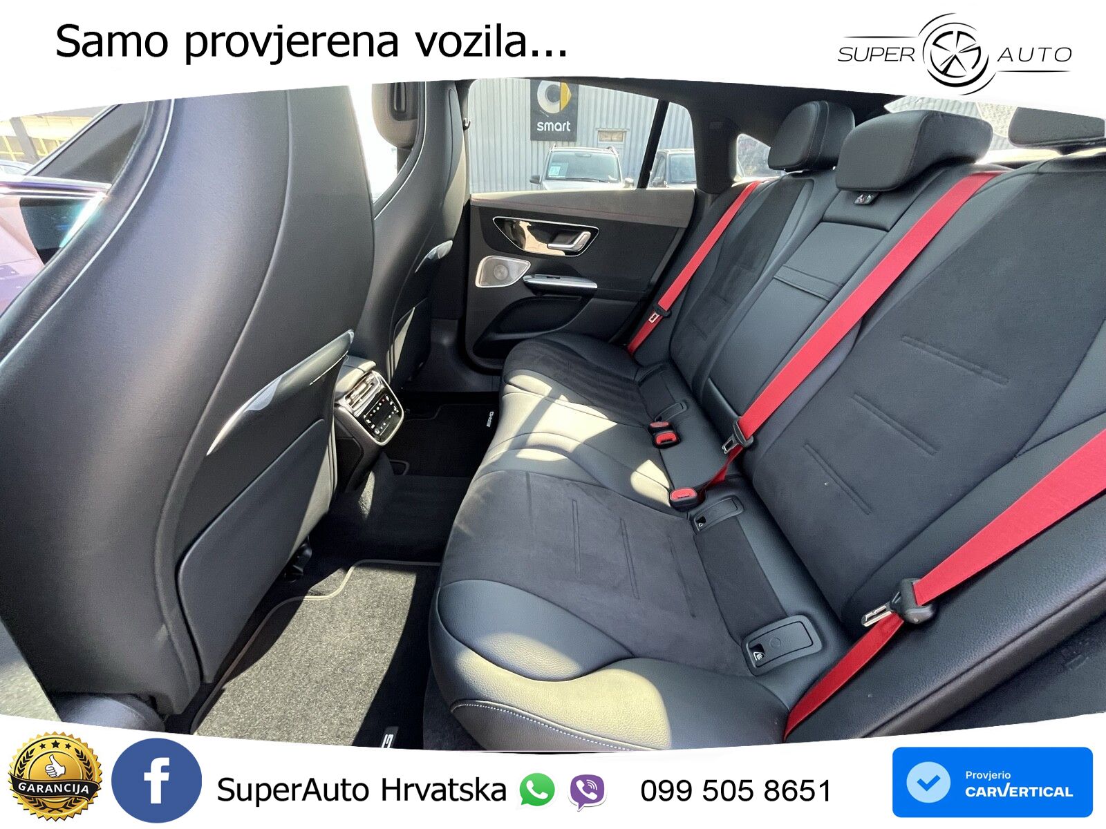 Mercedes EQE AMG 53 100 kWh (625 KS) 4MATIC+ ZRAČNI+ACC+GR SJED+KAM+PANO