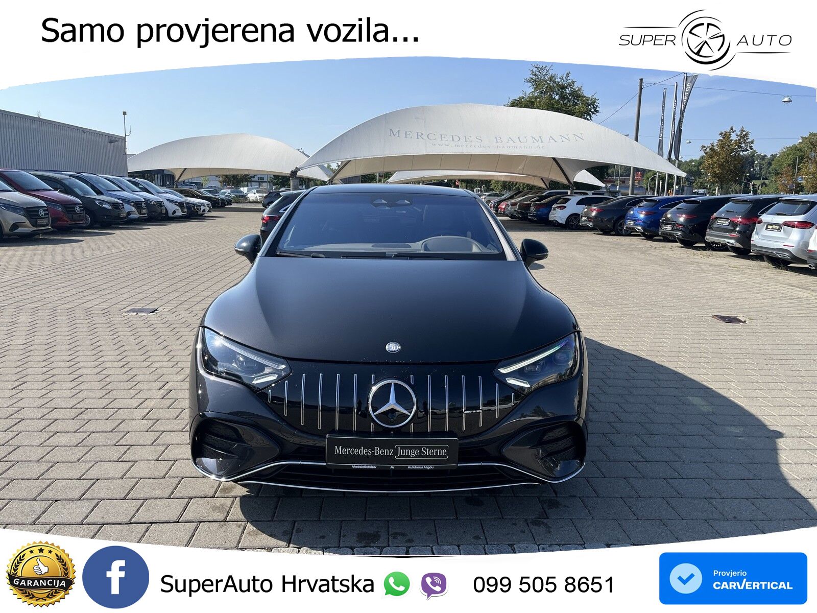Mercedes EQE AMG 53 100 kWh (625 KS) 4MATIC+ ZRAČNI+ACC+GR SJED+KAM+PANO