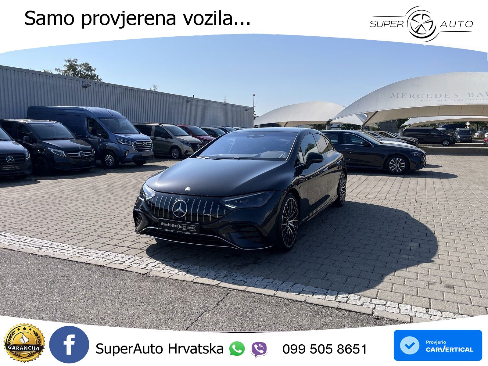 Mercedes EQE AMG 53 100 kWh (625 KS) 4MATIC+ ZRAČNI+ACC+GR SJED+KAM+PANO