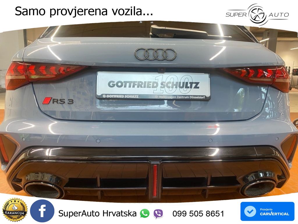 Audi RS3 Sedan 2.5 TFSI (400 KS) quattro S tronic LED+GR SJED+ACC
