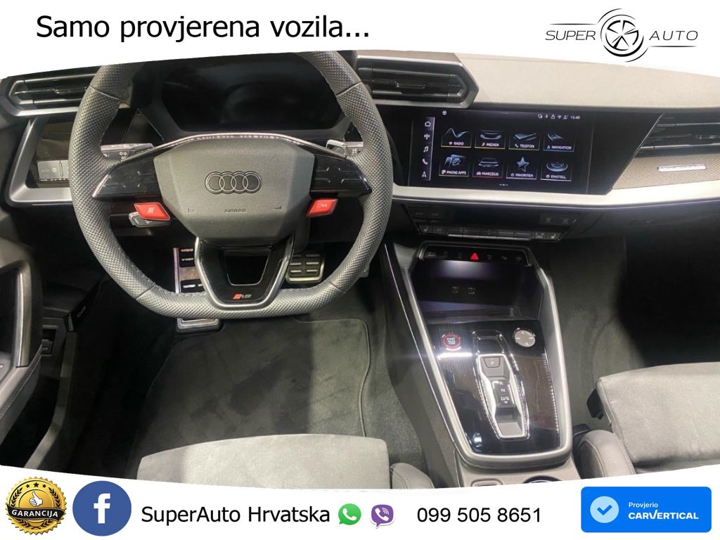 Audi RS3 Sedan 2.5 TFSI (400 KS) quattro S tronic LED+GR SJED+ACC
