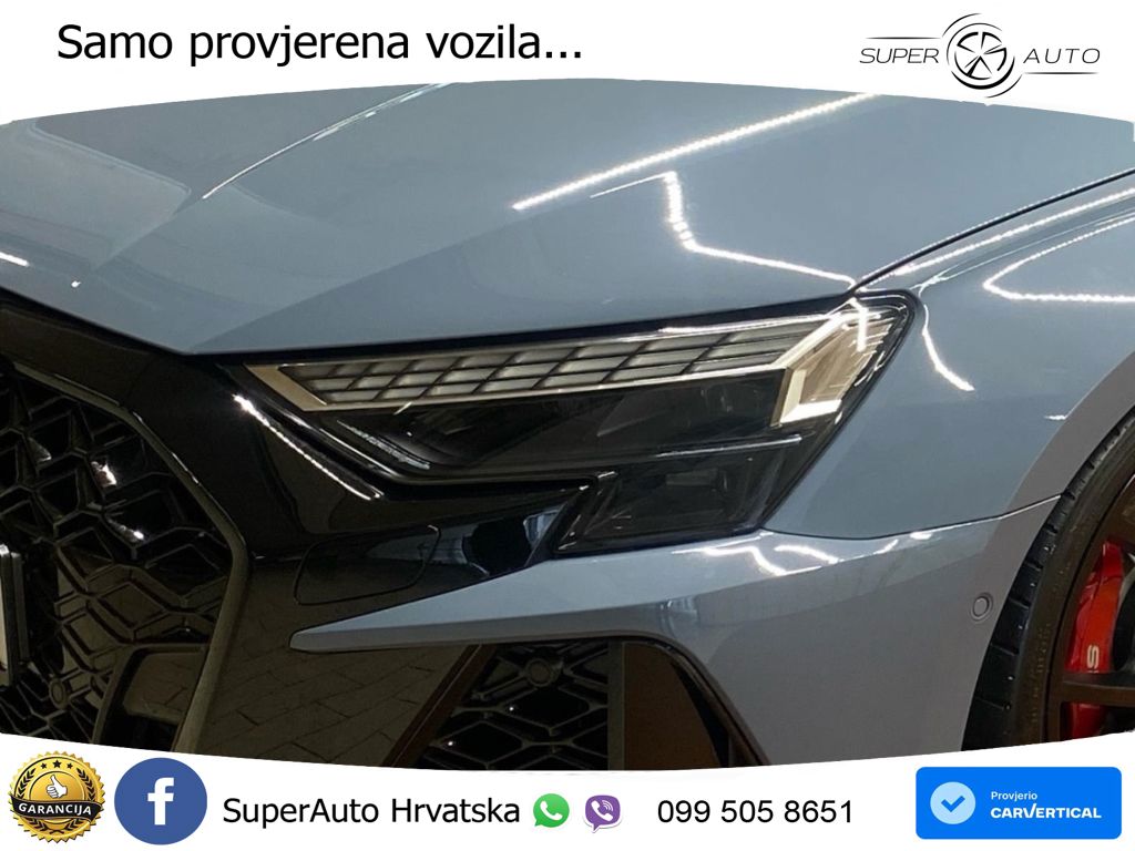 Audi RS3 Sedan 2.5 TFSI (400 KS) quattro S tronic LED+GR SJED+ACC