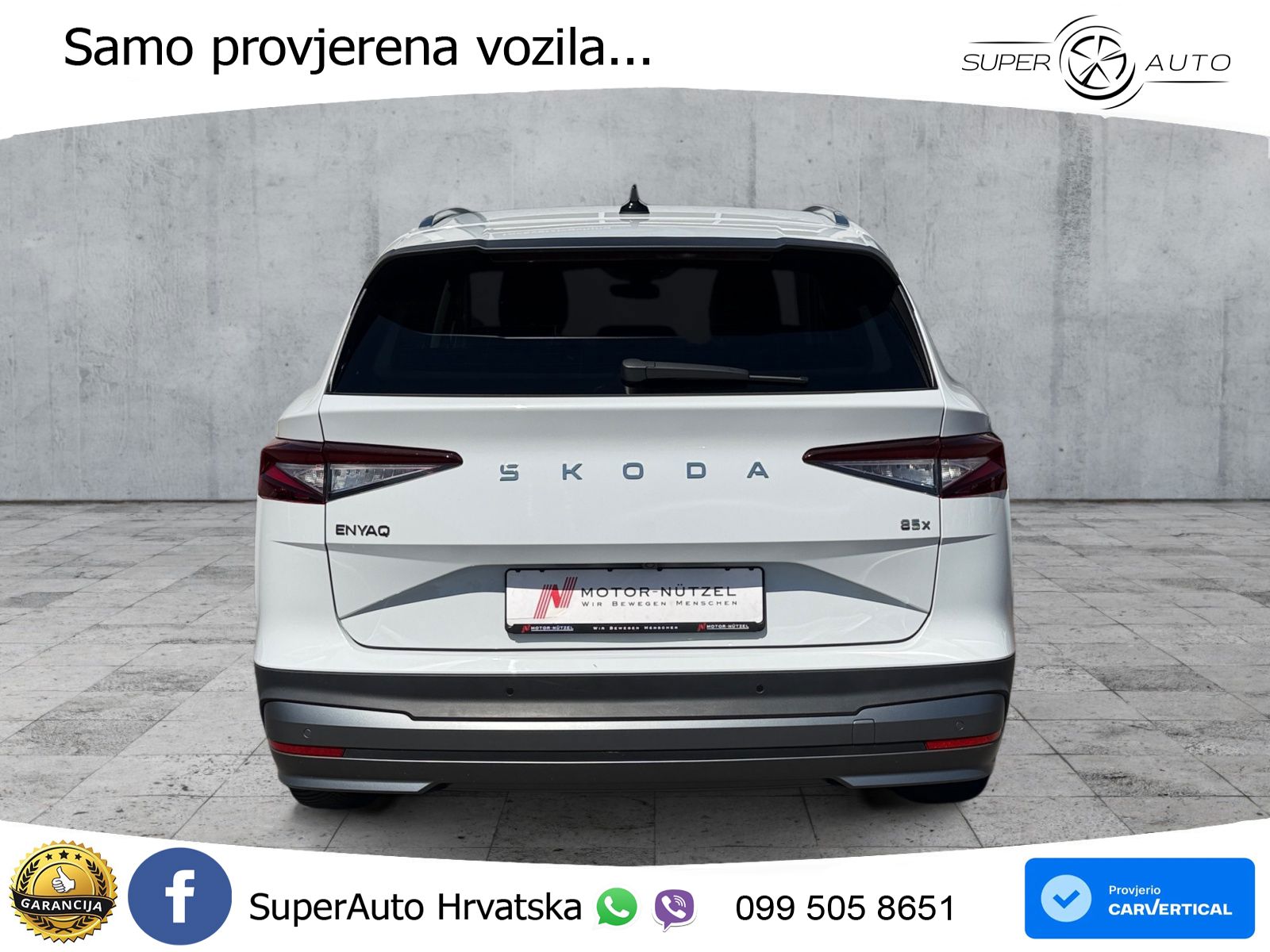 Škoda Enyaq iV 85x 82 kWh (286 KS) AWD