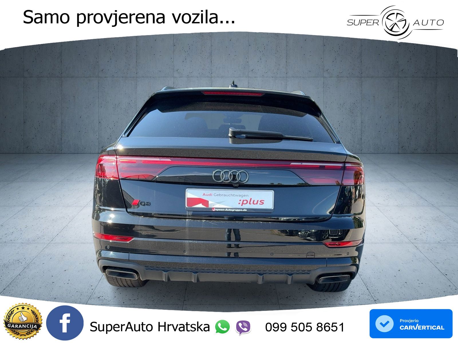Audi Q8 50 TDI V6 (286 KS) quattro Tiptronic LED+GR SJED+ACC
