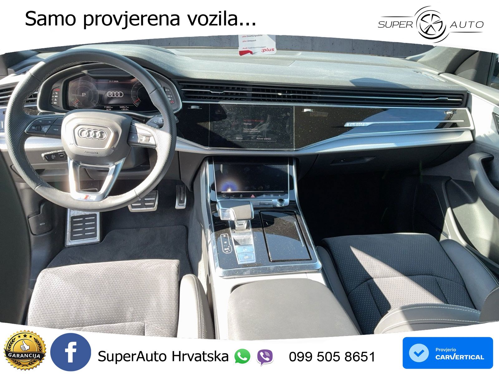 Audi Q8 50 TDI V6 (286 KS) quattro Tiptronic LED+GR SJED+ACC