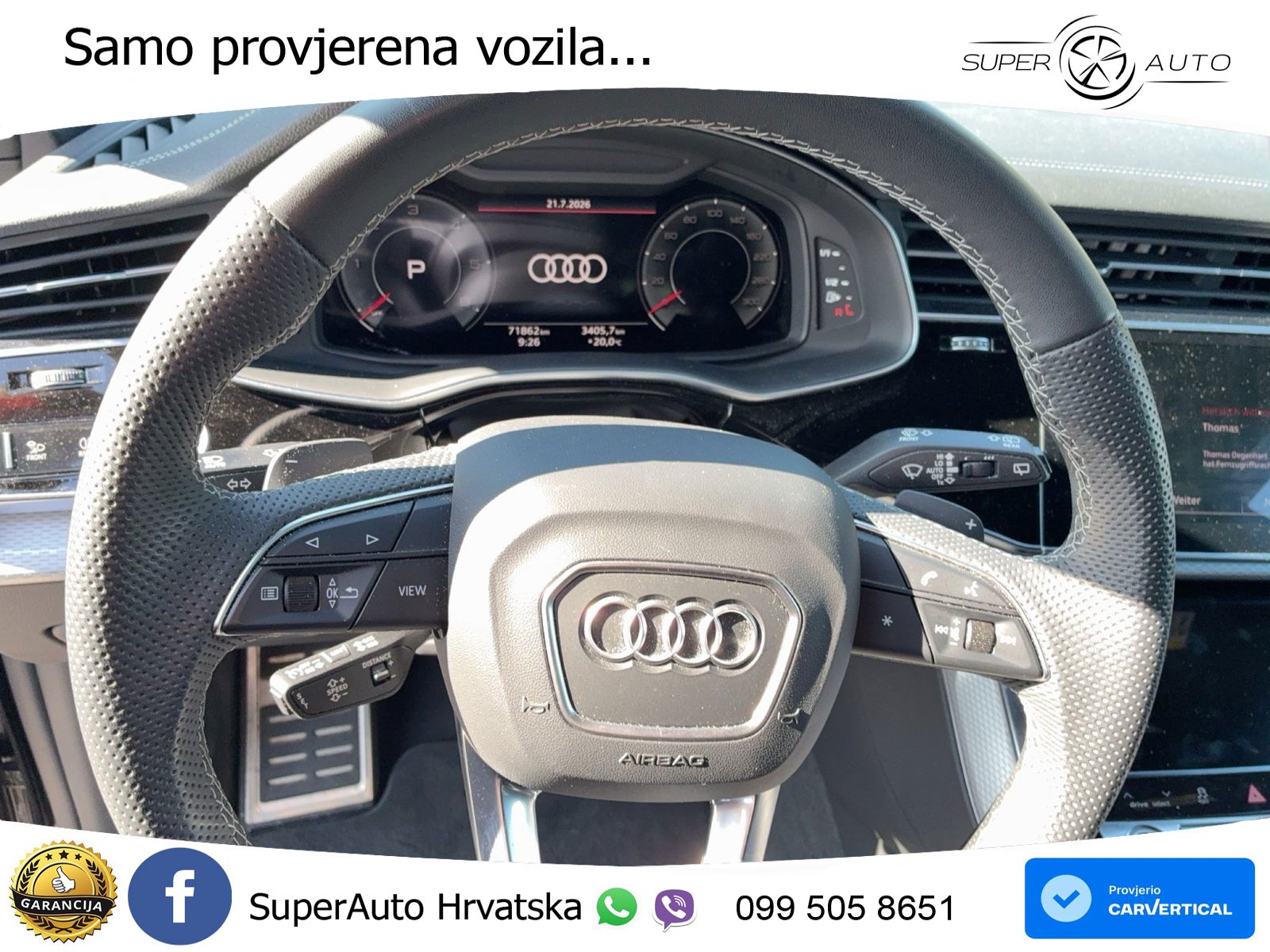 Audi Q8 50 TDI V6 (286 KS) quattro Tiptronic LED+GR SJED+ACC