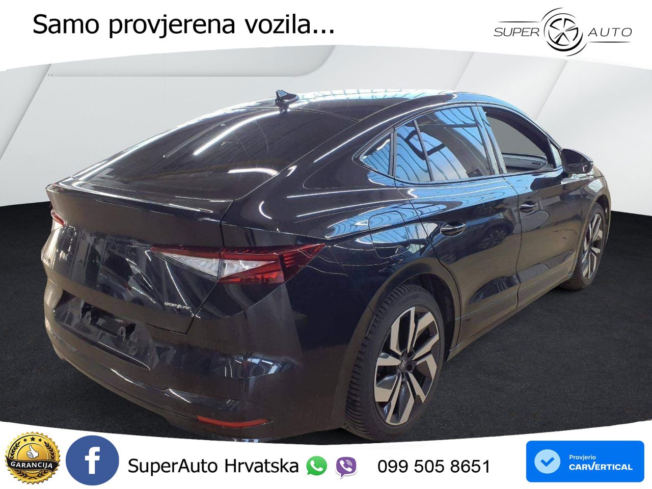 Škoda Enyaq Coupe 85x 82 kWh (286 KS) AWD SportLine LED+GR SJED+ACC
