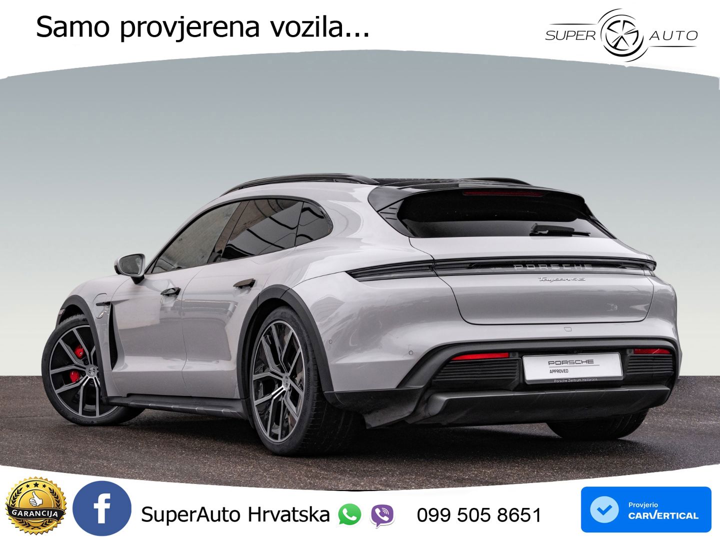 Porsche Taycan Cross Turismo 4S 105 kWh (598 KS)
