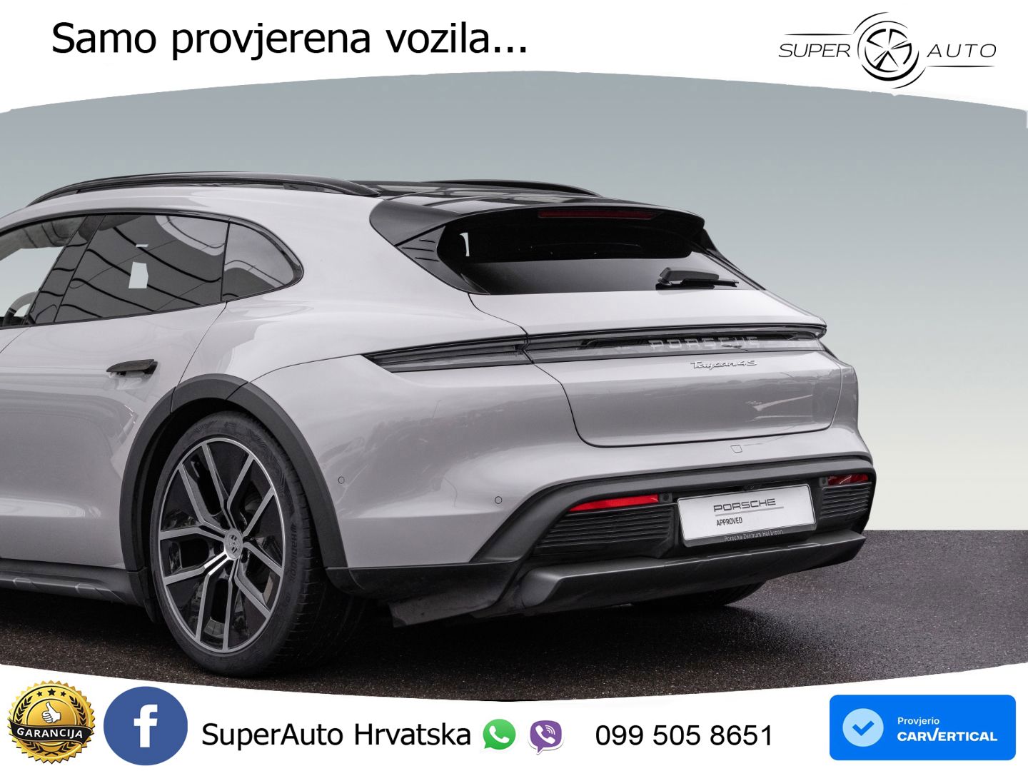 Porsche Taycan Cross Turismo 4S 105 kWh (598 KS)