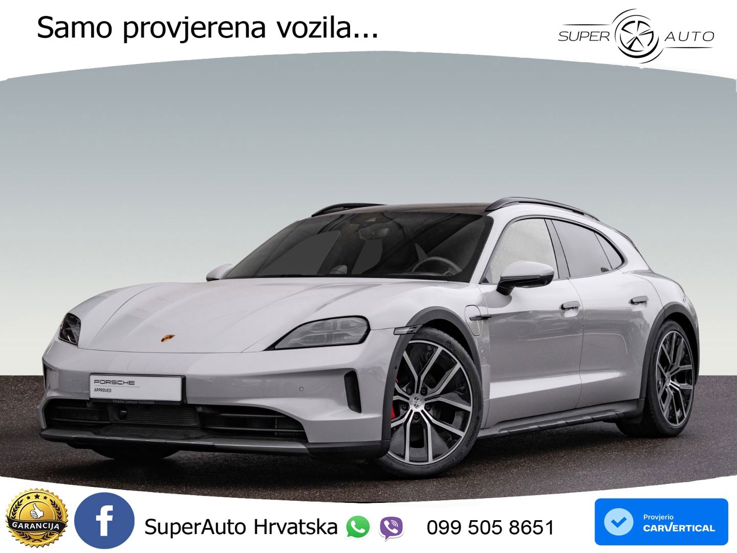 Porsche Taycan Cross Turismo 4S 105 kWh (598 KS)