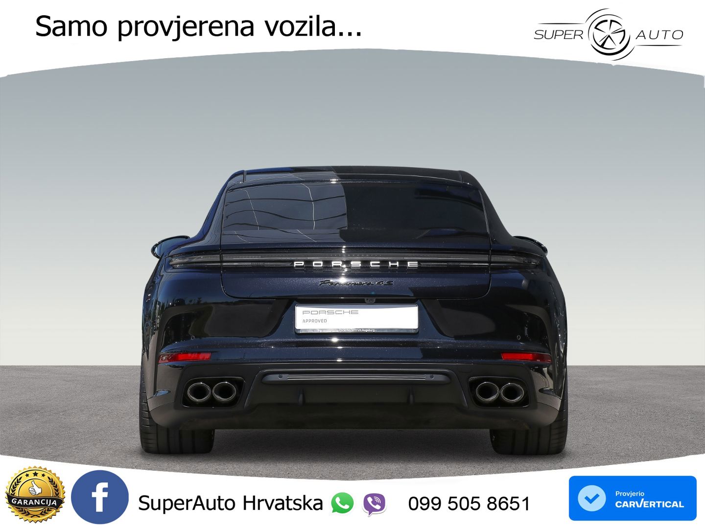 Porsche Panamera 4S 2.9 V6 (544 KS) E-Hybrid PDK ACC+HEAD+4xGR SJED+360+PANO