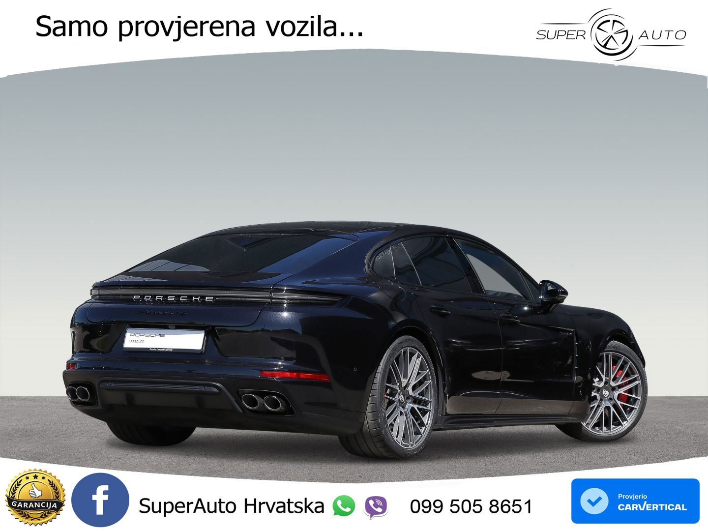 Porsche Panamera 4S 2.9 V6 (544 KS) E-Hybrid PDK ACC+HEAD+4xGR SJED+360+PANO